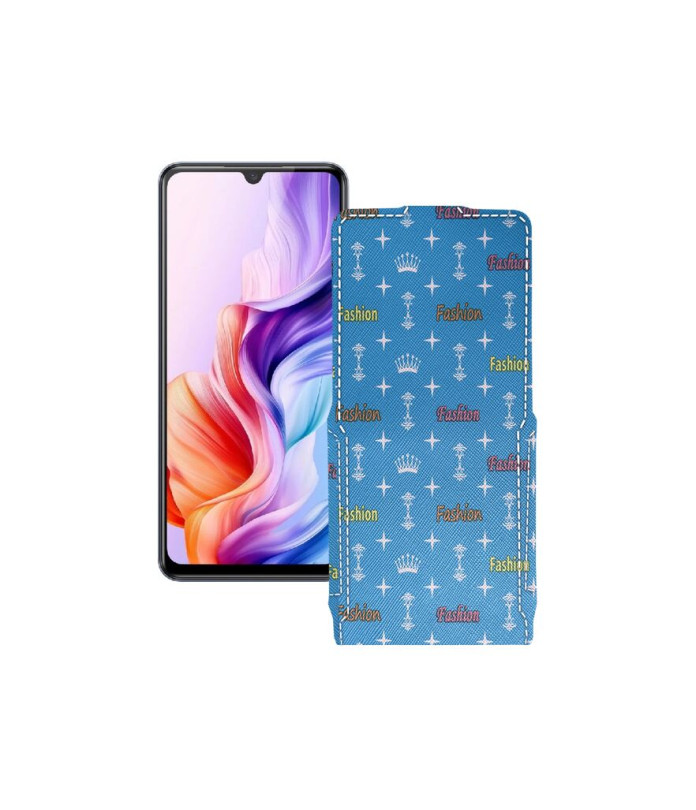 Чохол-флип з екошкіри для телефону ZTE Nubia V70 Max