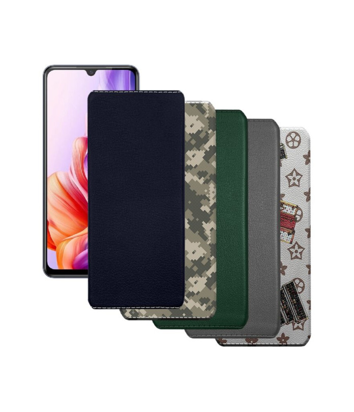 Накладка з екошкіри для телефону ZTE Nubia V70 Max