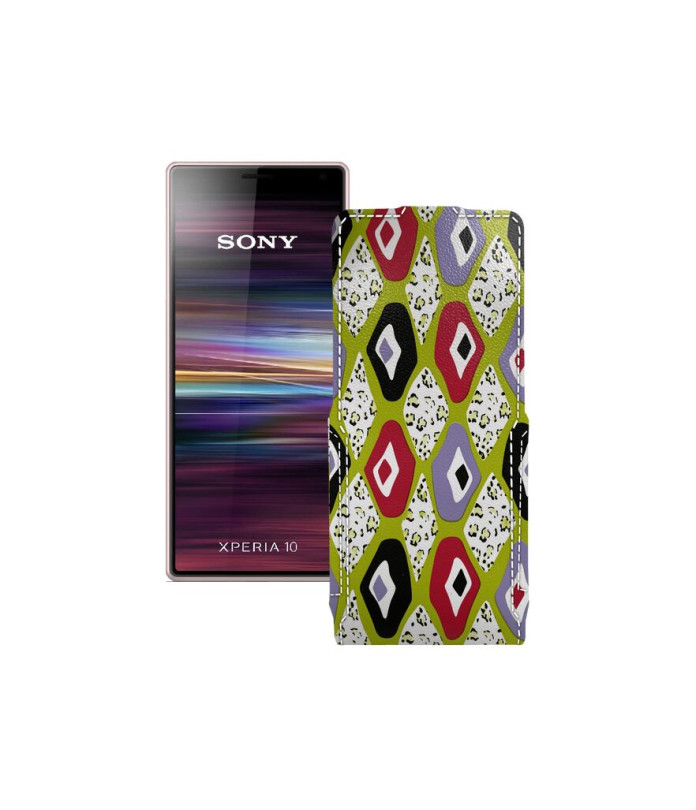 Чохол-флип з екошкіри для телефону Sony Xperia 10