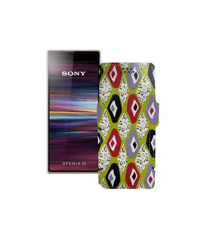 Чохол-книжка з екошкіри для телефону Sony Xperia 10