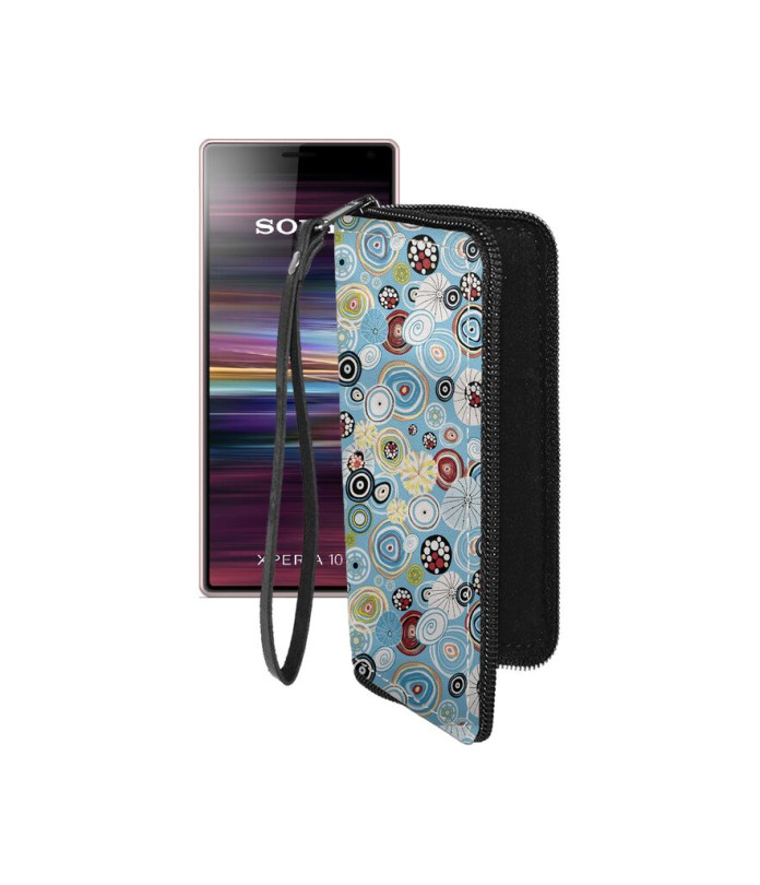Чохол-гаманець з екошкіри для телефону Sony Xperia 10