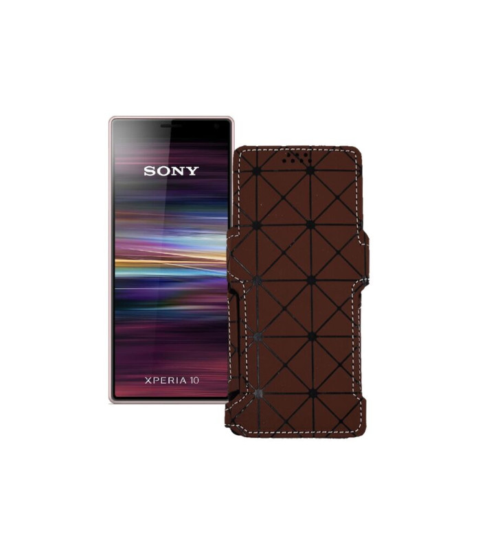 Чохол-книжка з екошкіри для телефону Sony Xperia 10