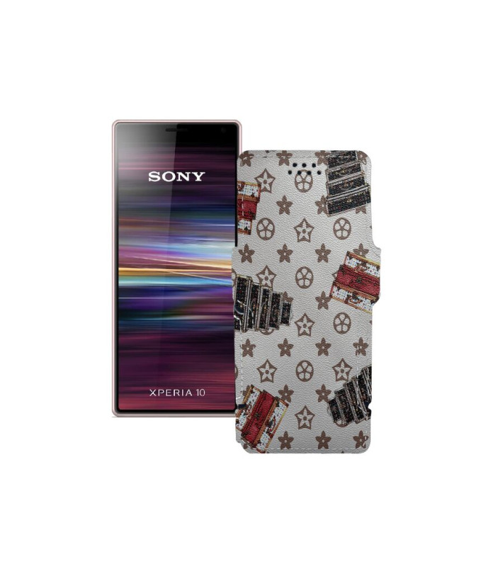 Чохол-книжка з екошкіри для телефону Sony Xperia 10