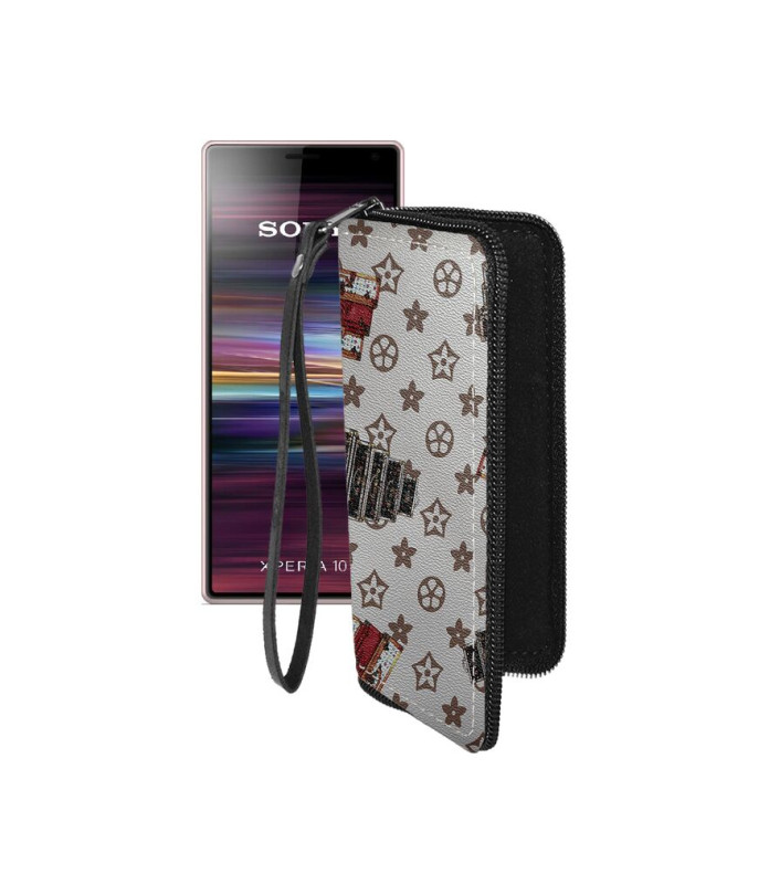 Чохол-гаманець з екошкіри для телефону Sony Xperia 10