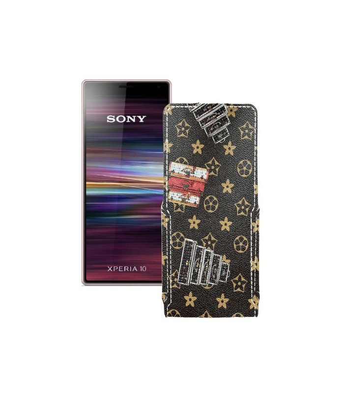 Чохол-флип з екошкіри для телефону Sony Xperia 10