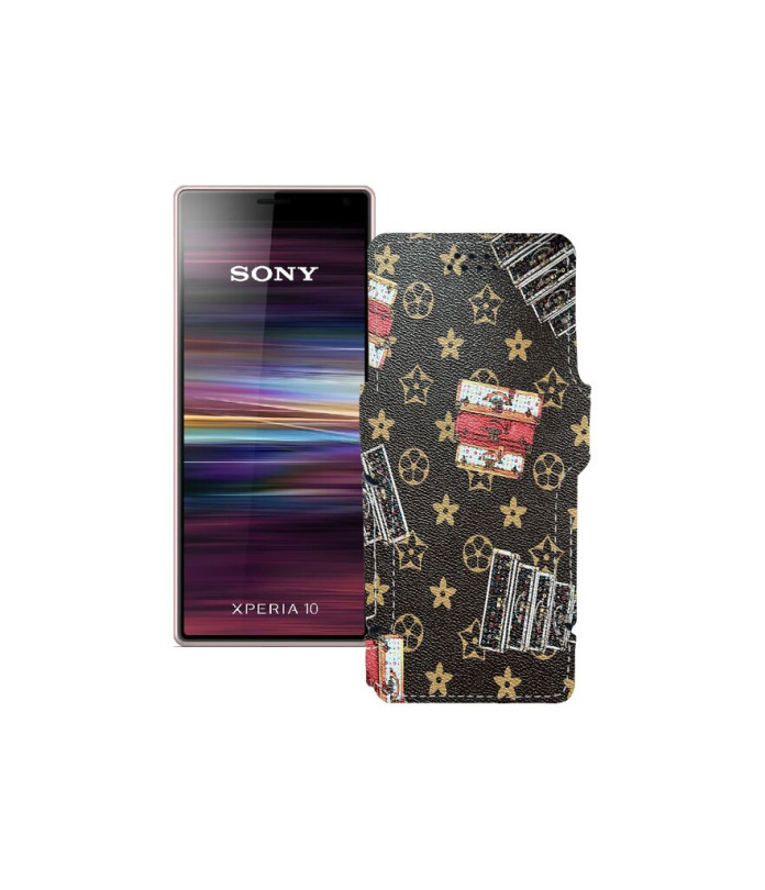 Чохол-книжка з екошкіри для телефону Sony Xperia 10