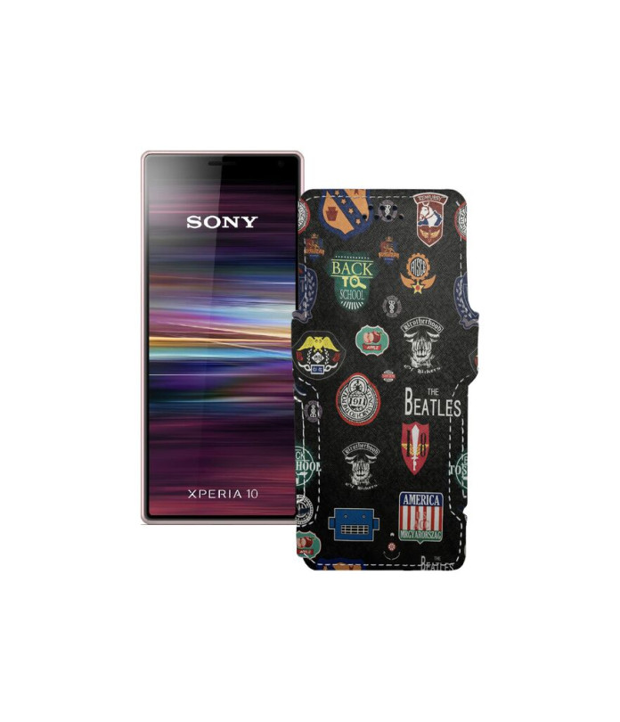 Чохол-книжка з екошкіри для телефону Sony Xperia 10