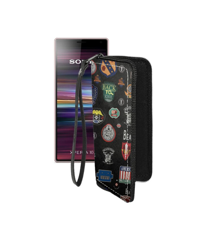 Чохол-гаманець з екошкіри для телефону Sony Xperia 10