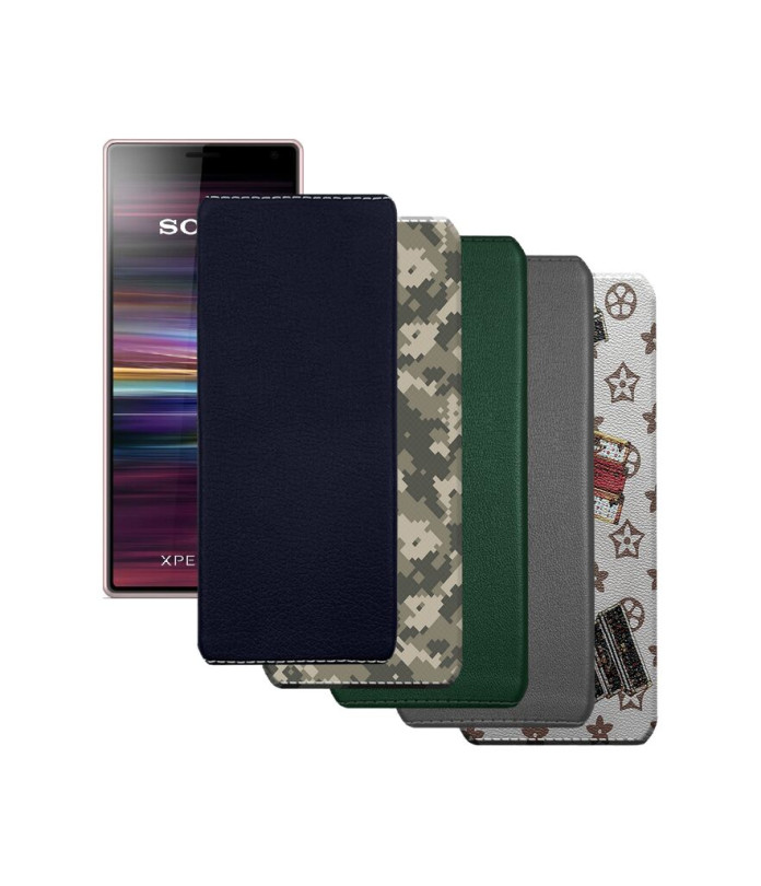 Накладка з екошкіри для телефону Sony Xperia 10