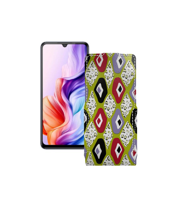 Чохол-флип з екошкіри для телефону ZTE Blade V70 Max