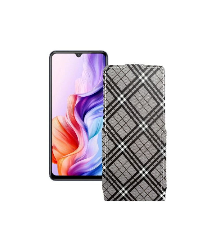 Чохол-флип з екошкіри для телефону ZTE Blade V70 Max