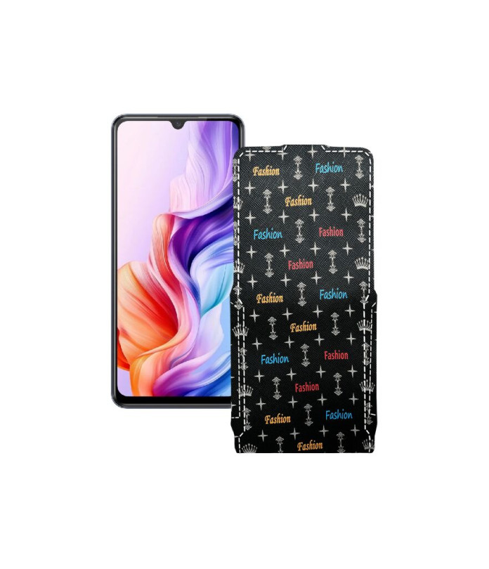 Чохол-флип з екошкіри для телефону ZTE Blade V70 Max