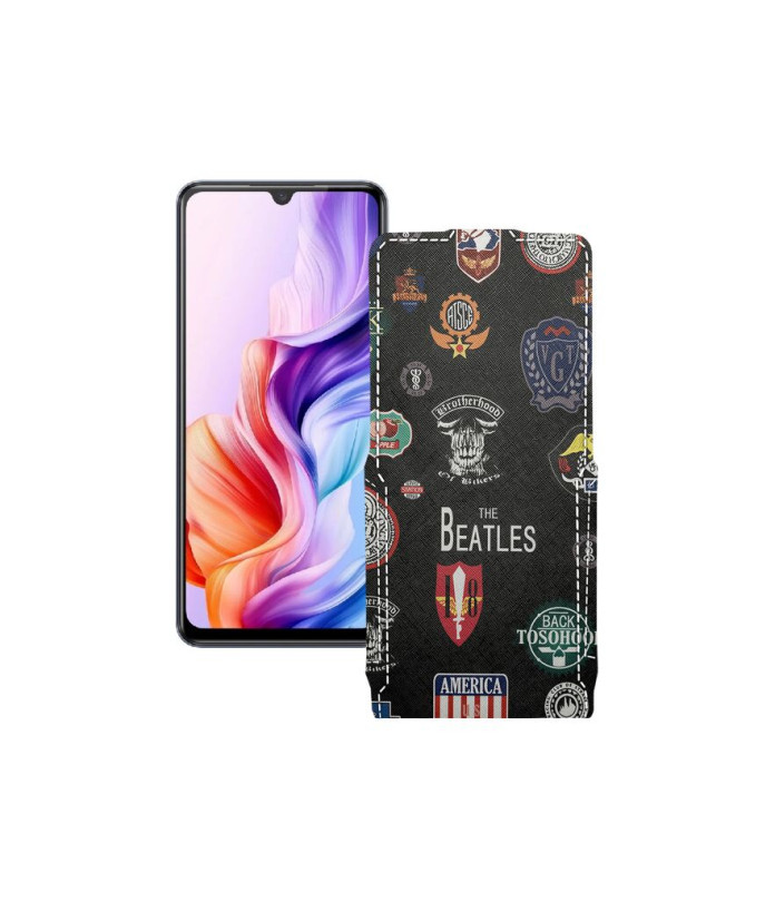 Чохол-флип з екошкіри для телефону ZTE Blade V70 Max