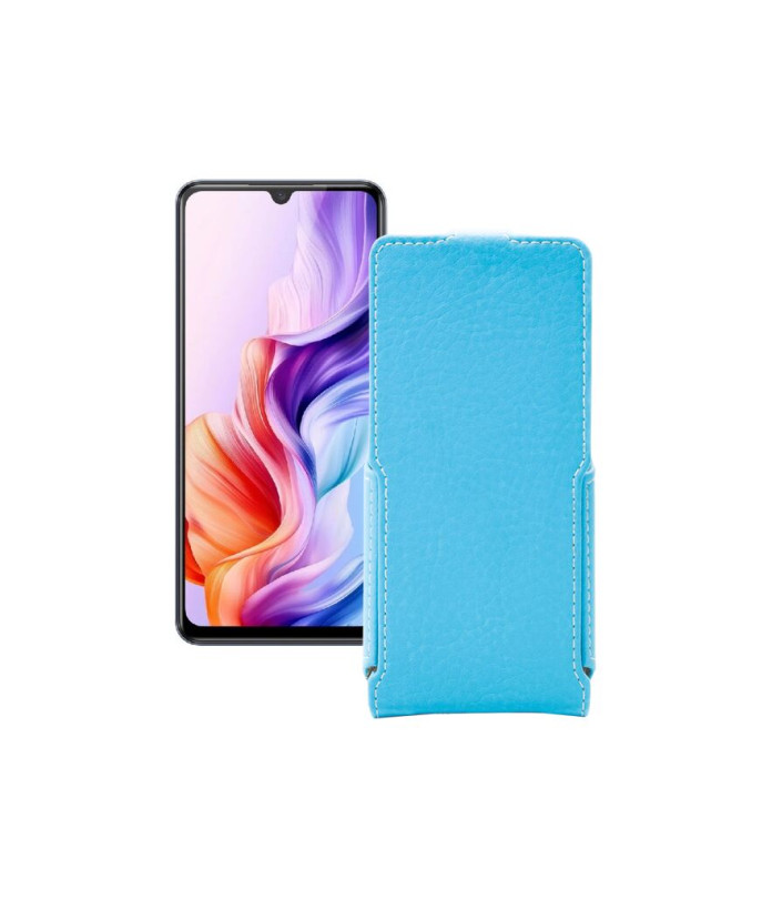 Чохол-флип з екошкіри для телефону ZTE Blade V70 Max