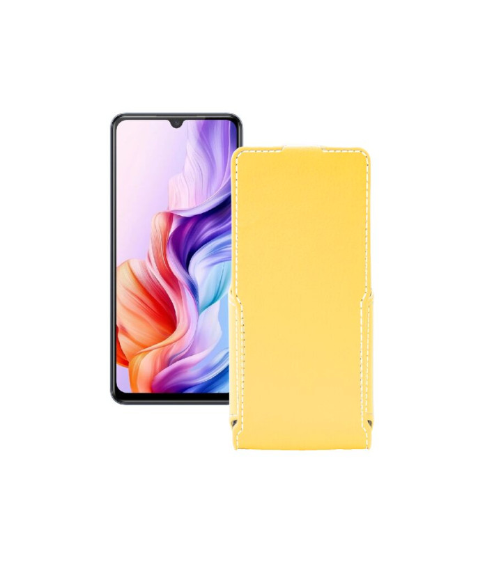 Чохол-флип з екошкіри для телефону ZTE Blade V70 Max