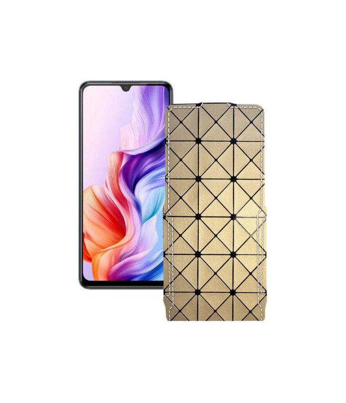 Чохол-флип з екошкіри для телефону ZTE Blade V70 Max