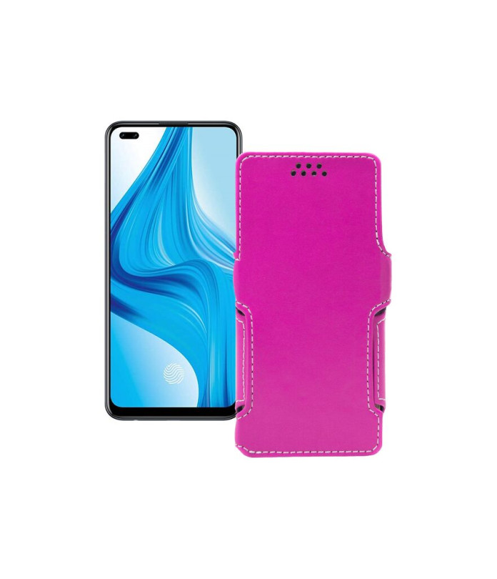 Чохол-книжка з екошкіри для телефону OPPO F17 Pro