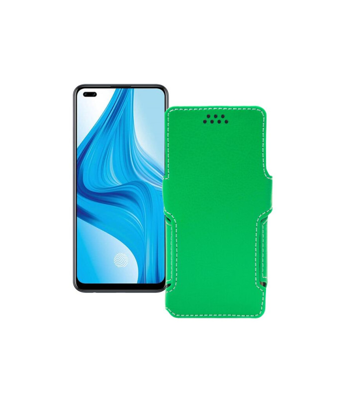 Чохол-книжка з екошкіри для телефону OPPO F17 Pro