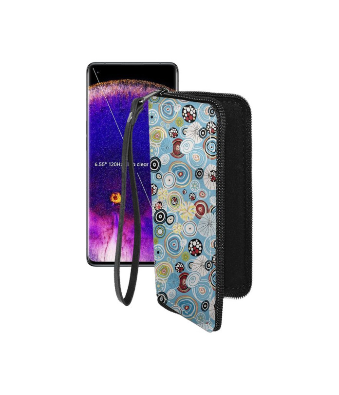 Чохол-гаманець з екошкіри для телефону OPPO Find X5