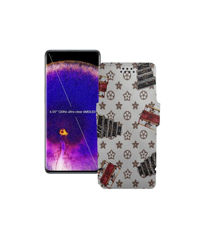 Чохол-книжка з екошкіри для телефону OPPO Find X5