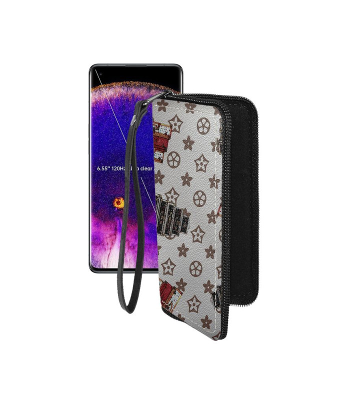 Чохол-гаманець з екошкіри для телефону OPPO Find X5