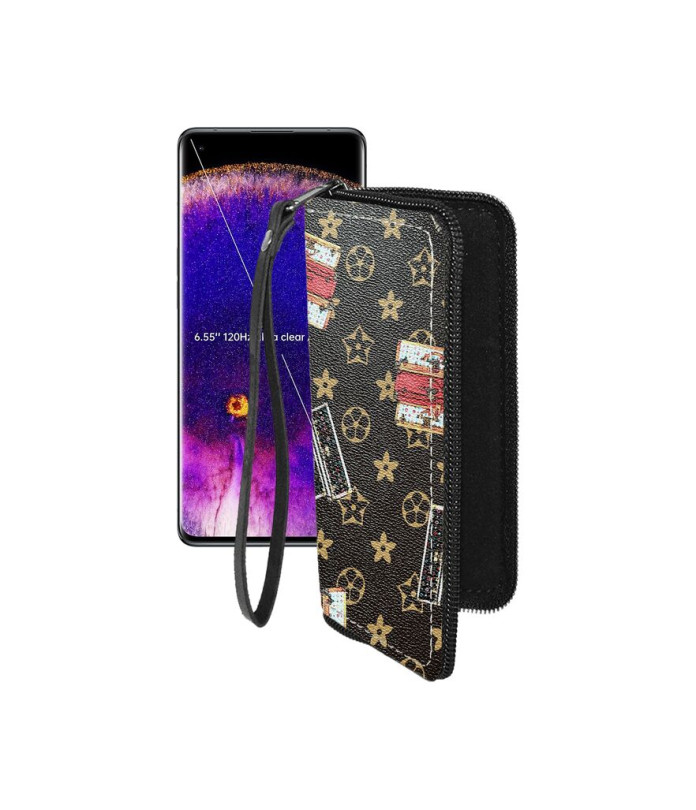 Чохол-гаманець з екошкіри для телефону OPPO Find X5