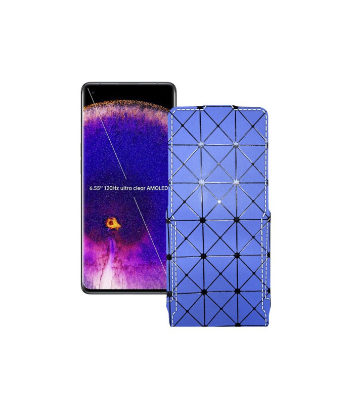 Чохол-флип з екошкіри для телефону OPPO Find X5