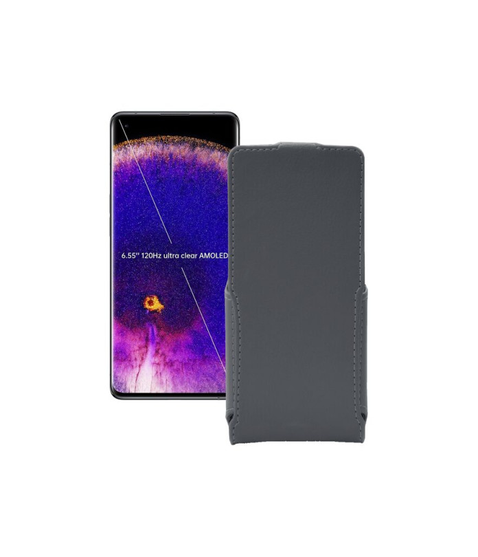 Чохол-флип з екошкіри для телефону OPPO Find X5