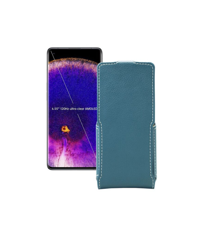Чохол-флип з екошкіри для телефону OPPO Find X5