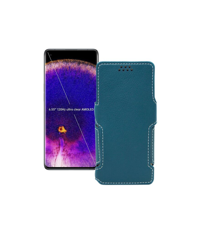 Чохол-книжка з екошкіри для телефону OPPO Find X5