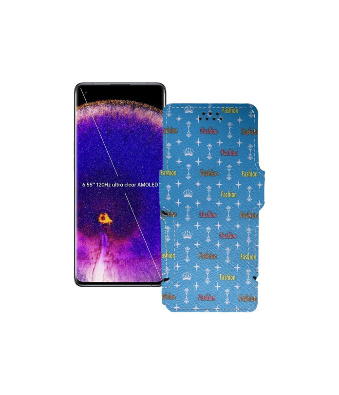 Чохол-книжка з екошкіри для телефону OPPO Find X5