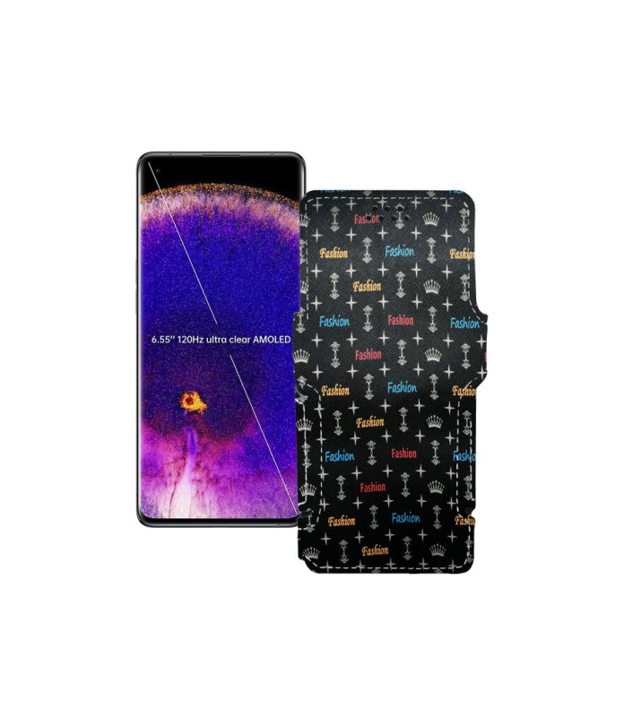 Чохол-книжка з екошкіри для телефону OPPO Find X5