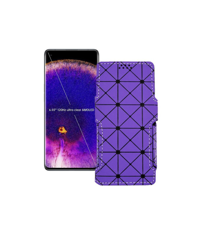 Чохол-книжка з екошкіри для телефону OPPO Find X5