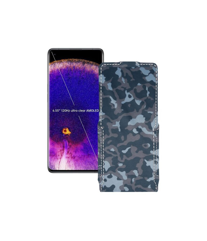 Чохол-флип з екошкіри для телефону OPPO Find X5