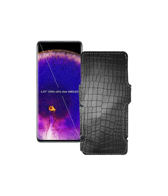 Чохол-книжка з екошкіри для телефону OPPO Find X5