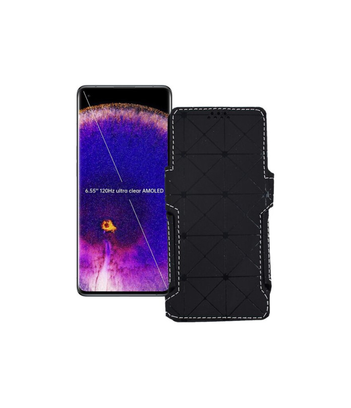 Чохол-книжка з екошкіри для телефону OPPO Find X5