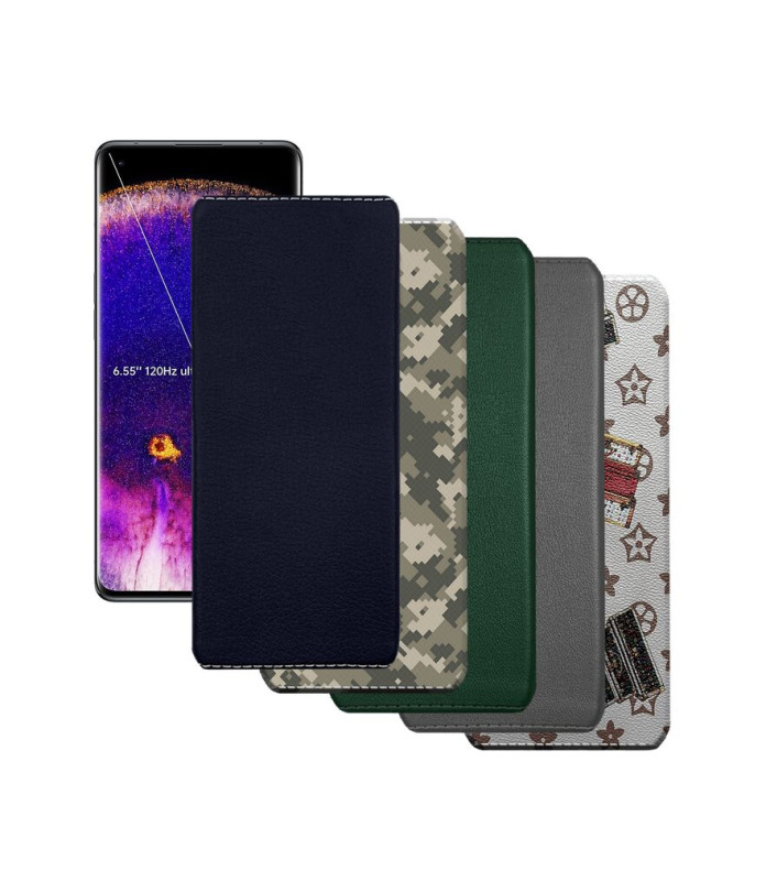 Накладка з екошкіри для телефону OPPO Find X5