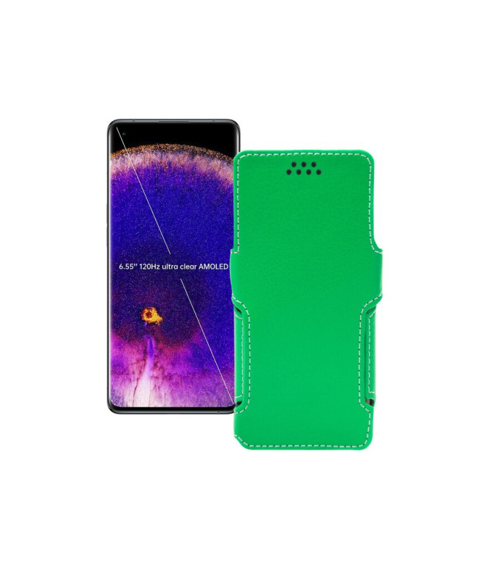 Чохол-книжка з екошкіри для телефону OPPO Find X5