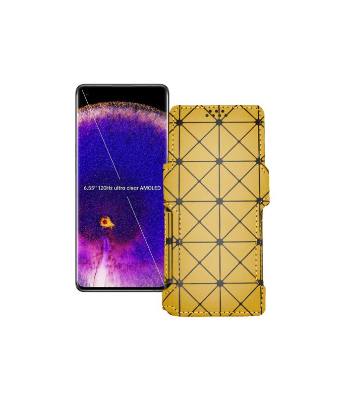 Чохол-книжка з екошкіри для телефону OPPO Find X5