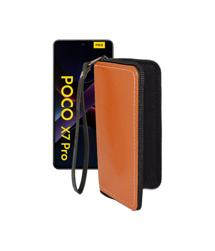 Чохол-гаманець з екошкіри для телефону Xiaomi Poco X7 Pro