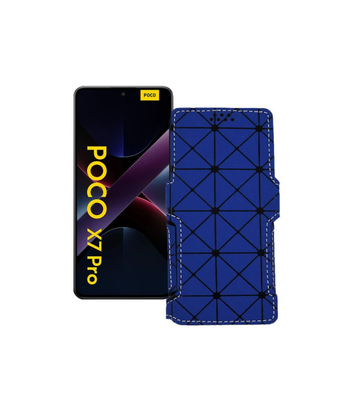 Чохол-книжка з екошкіри для телефону Xiaomi Poco X7 Pro