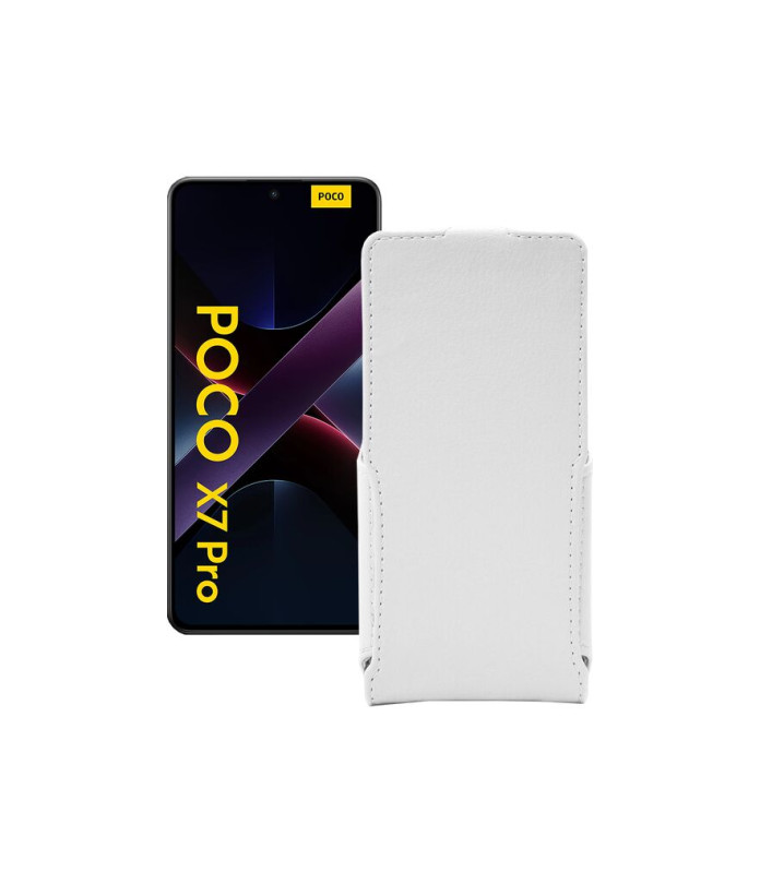 Чохол-флип з екошкіри для телефону Xiaomi Poco X7 Pro