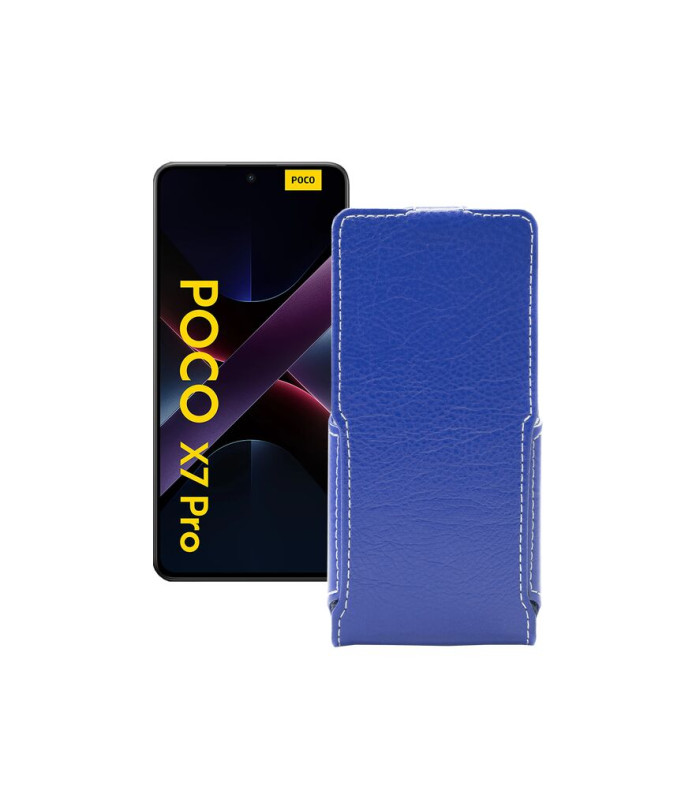 Чохол-флип з екошкіри для телефону Xiaomi Poco X7 Pro