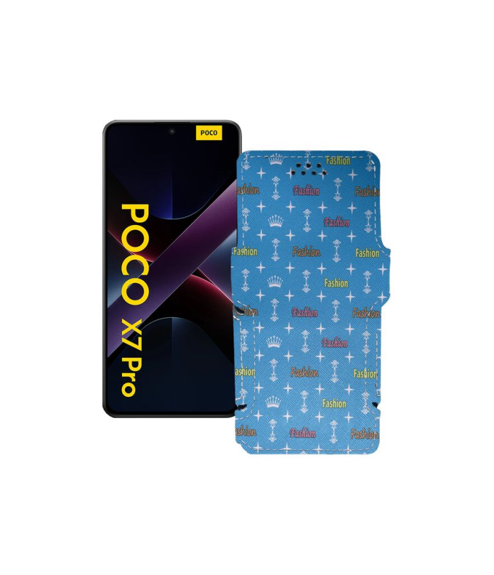 Чохол-книжка з екошкіри для телефону Xiaomi Poco X7 Pro