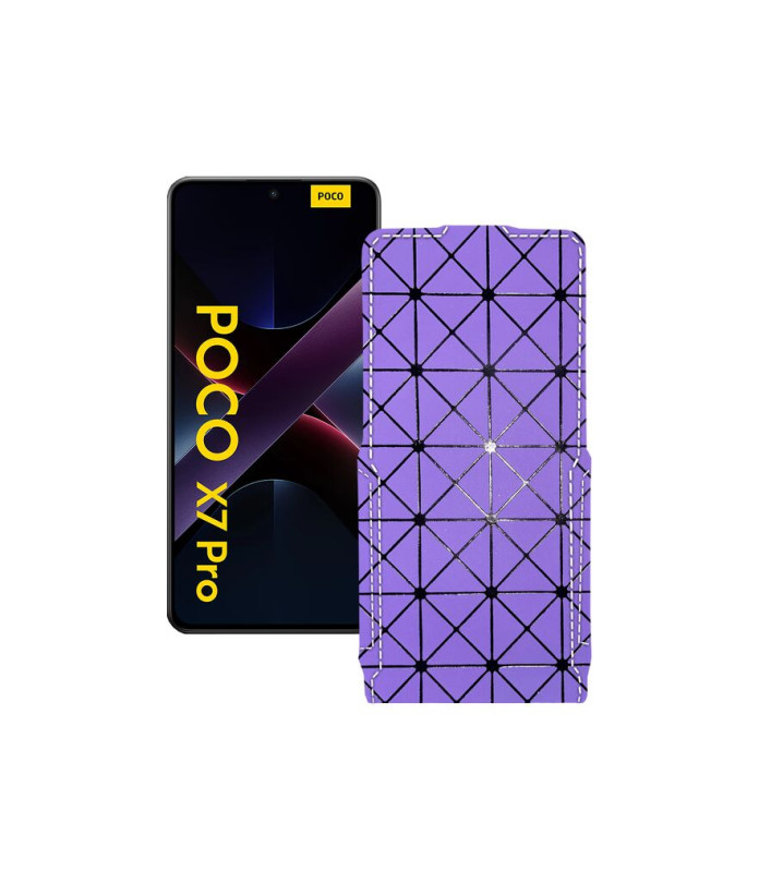 Чохол-флип з екошкіри для телефону Xiaomi Poco X7 Pro