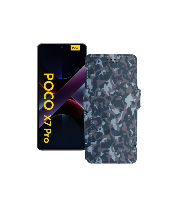 Чохол-книжка з екошкіри для телефону Xiaomi Poco X7 Pro