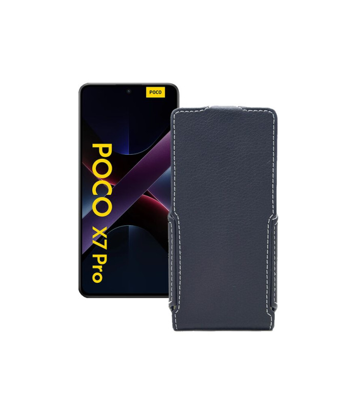 Чохол-флип з екошкіри для телефону Xiaomi Poco X7 Pro
