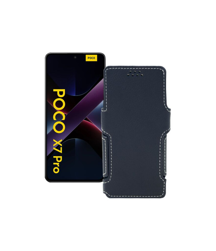 Чохол-книжка з екошкіри для телефону Xiaomi Poco X7 Pro