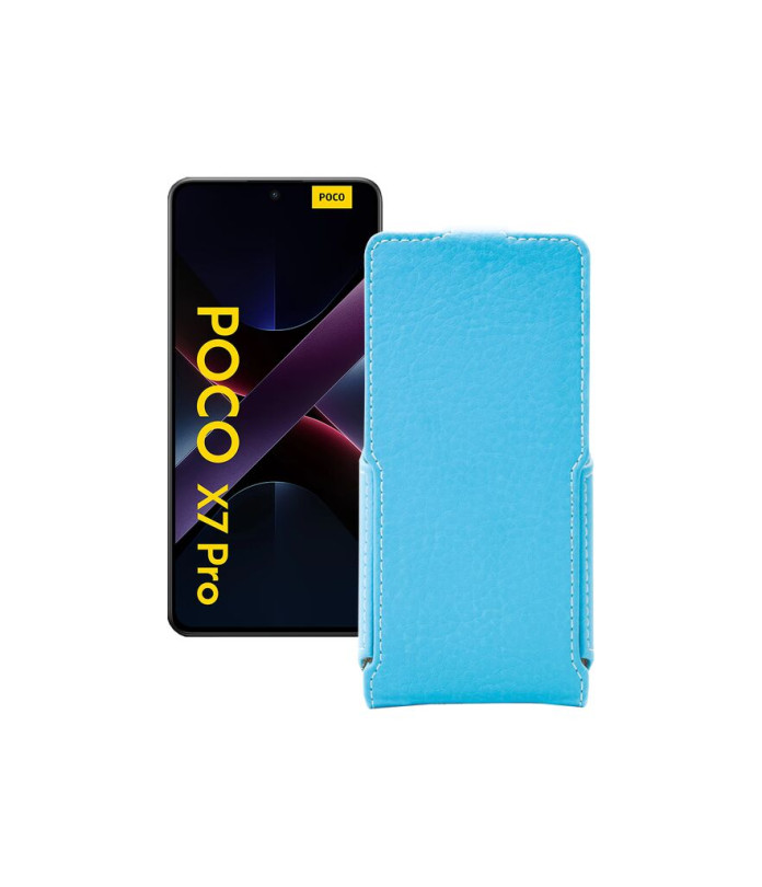 Чохол-флип з екошкіри для телефону Xiaomi Poco X7 Pro