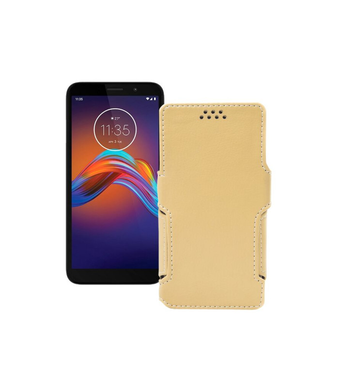 Чохол-книжка з екошкіри для телефону Motorola Moto e6